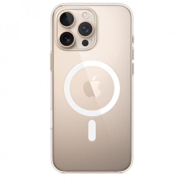 Чехол Apple Clear Case with MagSafe для iPhone 16 Pro Max, прозрачный (MA7F4ZM/A) в Твери