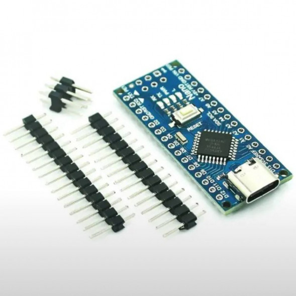 Микроконтроллер Arduino NANO TYPE-C V3.0 (совместимый) Atmega328 CH340 в Твери
