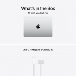 Ноутбук Apple MacBook Pro 14 2026 MGDQ4 (M5 Max 32-Core GPU, 36GB/2TB), Серебристый/Silver