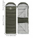 Спальный мешок Naturehike U250 (Левый), зеленый в Твери