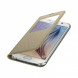 Чехол для Samsung Galaxy S6 S-View Cover (EF-CG920BFE), Gold в Твери