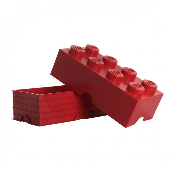 Пластиковый кубик для хранения LEGO Creator 4004, красный в Твери