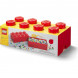 Пластиковый кубик для хранения LEGO Creator 4004, красный в Твери