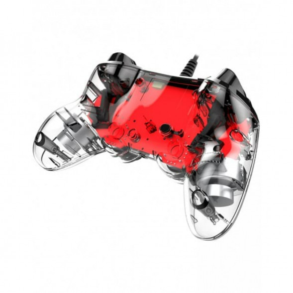 Геймпад проводной Nacon Illuminated Compact PS4, красный в Твери