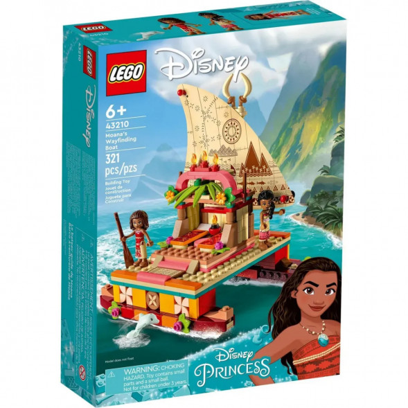 Конструктор LEGO Disney Princess 43210 Путеводная лодка Моаны в Твери