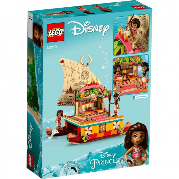 Конструктор LEGO Disney Princess 43210 Путеводная лодка Моаны в Твери