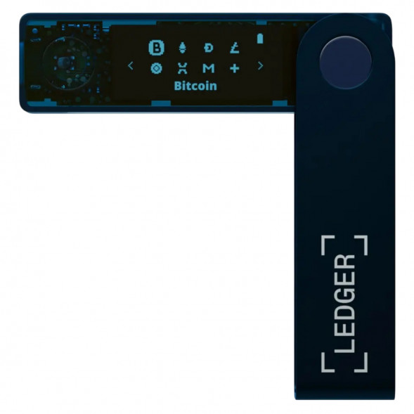 Аппаратный криптокошелек Ledger Nano X, Sapphire Blue в Твери