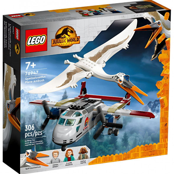 Конструктор LEGO Jurassic World 76947 Кетцалькоатль: нападение на самолёт в Твери