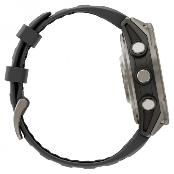 Умные часы Garmin Fenix 8 PRO, 51 мм, AMOLED, Sapphire, Titanium with Graphite/Black Silicone Band 010-03199-10 в Твери