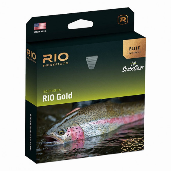 Леска RIO Elite Gold WF5F, Moss/Gold/Gray в Твери