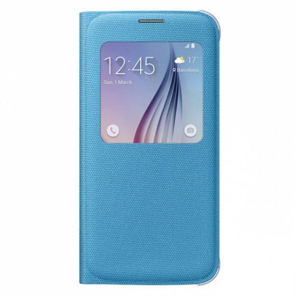 Чехол для Samsung Galaxy S6 S-View Cover (EF-CG920BLE), Blue в Твери
