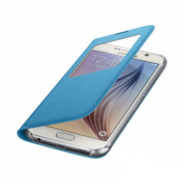 Чехол для Samsung Galaxy S6 S-View Cover (EF-CG920BLE), Blue в Твери