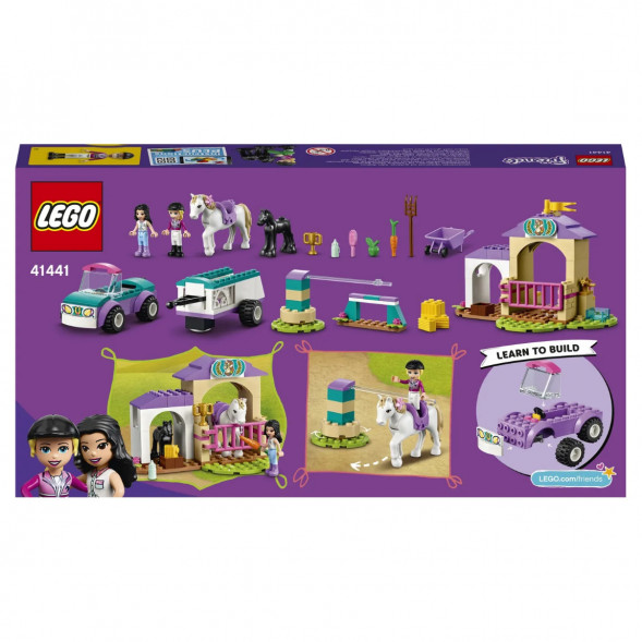 Конструктор LEGO Friends 41441 Тренировка лошади и прицеп для перевозки в Твери