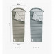 Спальный мешок Naturehike M300 (Левый), серый в Твери