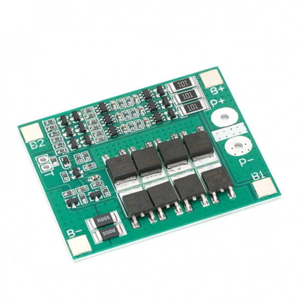 Плата защиты аккумулятора BMS 3S 25A для Li-ion в Твери