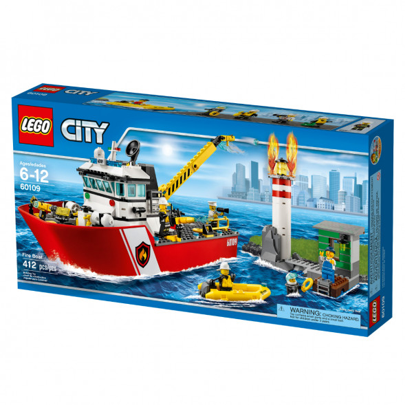 Конструктор LEGO City 60109 Пожарный катер в Твери