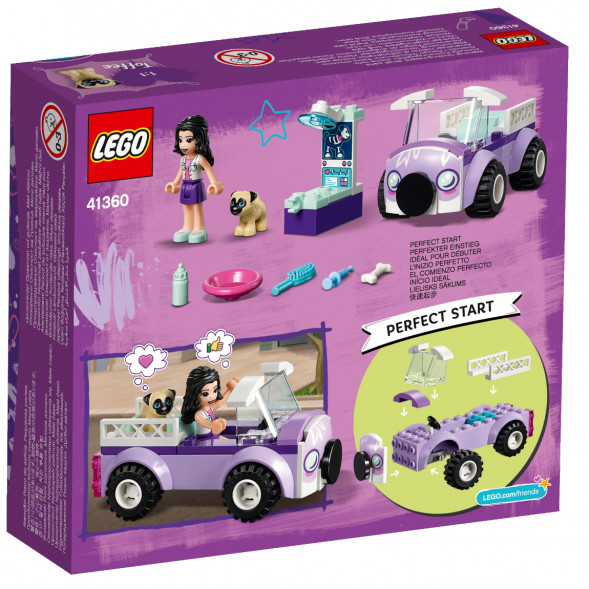 Конструктор LEGO Friends 41360 Передвижная ветклиника Эммы в Твери