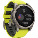 Умные часы Garmin Fenix 8, 51 мм, Solar, Sapphire Titanium with AMP Yellow/Graphite Silicone Band 010-02907-20 в Твери