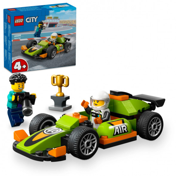 Конструктор LEGO City 60399 Зеленый Гоночный автомобиль в Твери