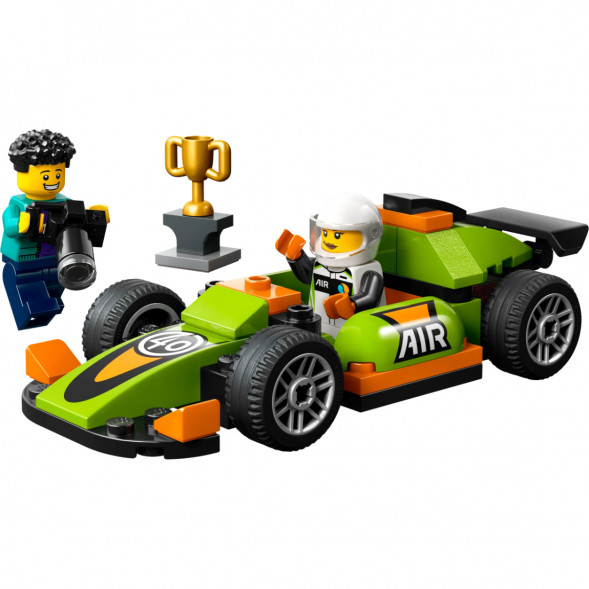 Конструктор LEGO City 60399 Зеленый Гоночный автомобиль в Твери