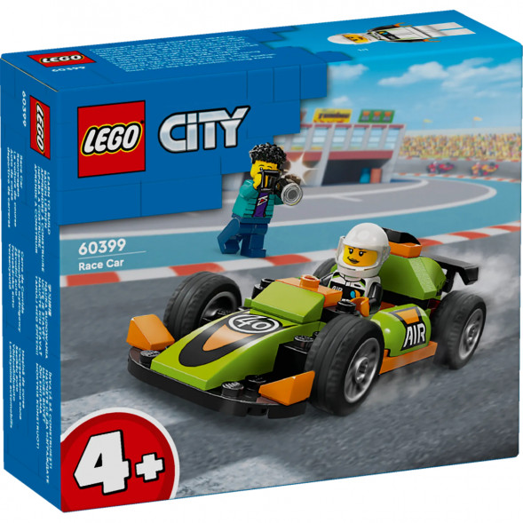Конструктор LEGO City 60399 Зеленый Гоночный автомобиль в Твери