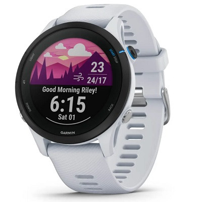 Умные часы Garmin Forerunner 255 Music, белый 010-02641-31 в Твери