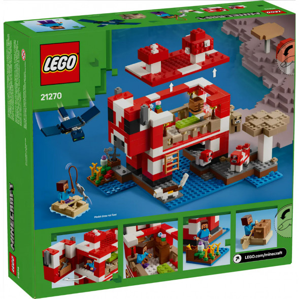 Конструктор LEGO Minecraft 21270 Грибной дом в Твери