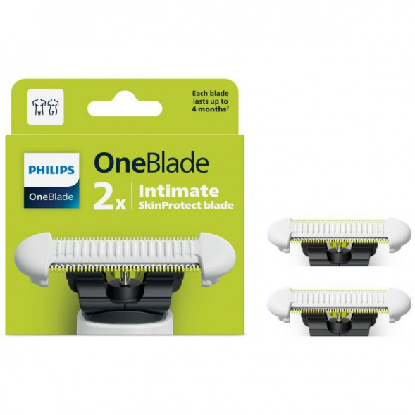 Сменные лезвия Philips OneBlade Intimate, 2 шт, QP229/52 в Твери