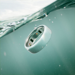 Умное кольцо Oura Ring 4 Ceramic (размер 8), Морской прилив/Tide