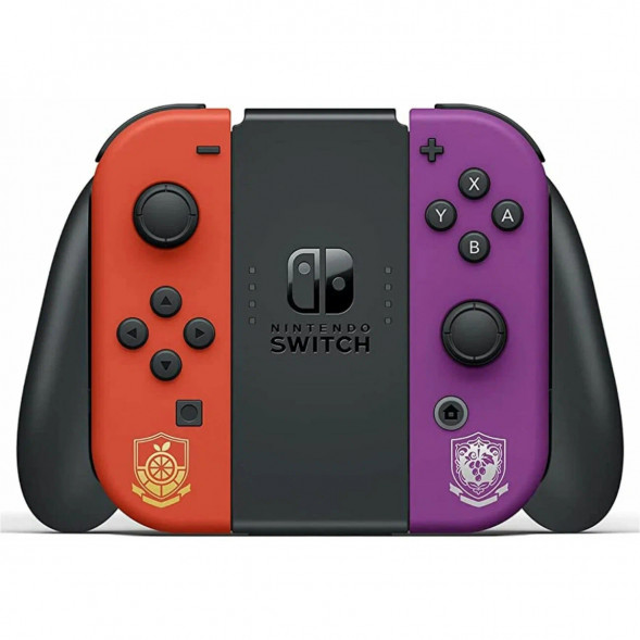 Игровая приставка Nintendo Switch OLED 64 ГБ, Pokemon Scarlet &amp;amp; Violet Edition в Твери