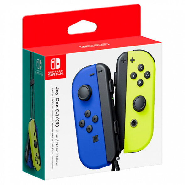 Геймпад Nintendo Switch Joy-Con controllers Duo, синий/желтый в Твери