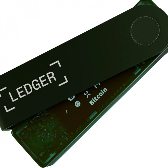 Аппаратный криптокошелёк Ledger Nano X, Emerald Green в Твери