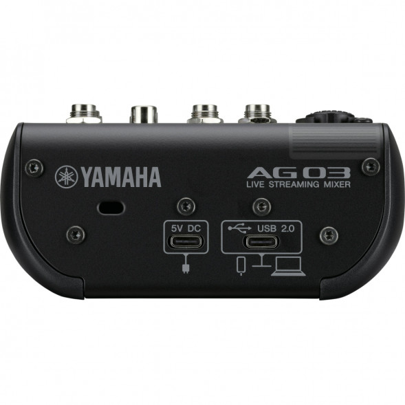 Микшер для стриминга Yamaha AG03MK2 LSPK Live Stream Black с аксессуарами в Твери