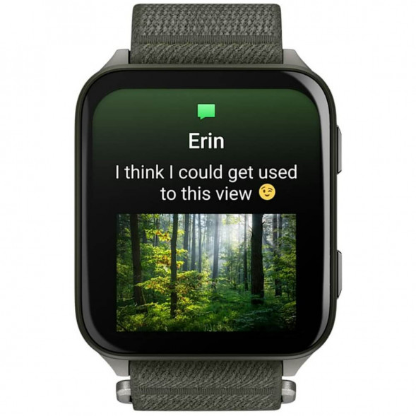 Умные часы Garmin Venu X1 Green с нейлоновым ремешком Moss ComfortFit 010-02980-03 в Твери