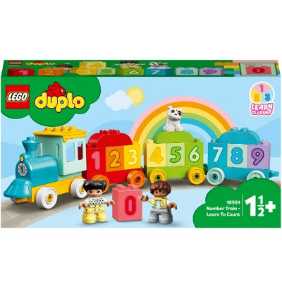 Конструктор LEGO DUPLO 10954 Поезд с цифрами - учимся считать в Твери