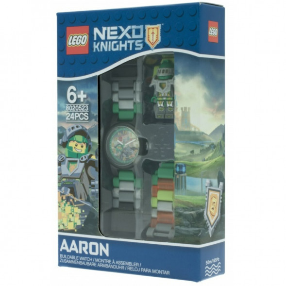 Часы LEGO Nexo Knights 8020523 Аарон с минифигуркой в Твери