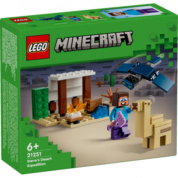 Конструкция LEGO Minecraft 21251 Экспедиция Стива в пустыню в Твери