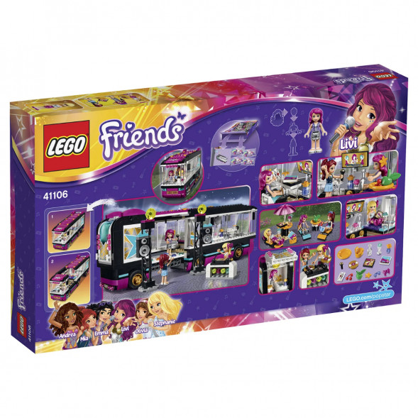 Конструктор LEGO Friends 41106 Поп звезда: гастроли в Твери