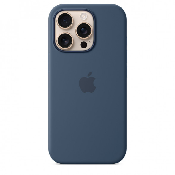 Чехол Apple iPhone 16 Pro Silicone Case with MagSafe, Denim (MYYK3ZM/A) в Твери