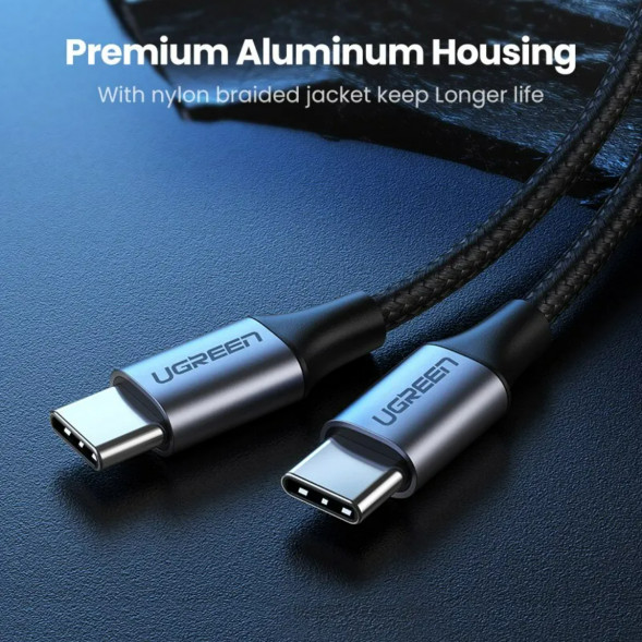 Кабель USB Type-C/Type-C Ugreen 60W, 1 м в Твери