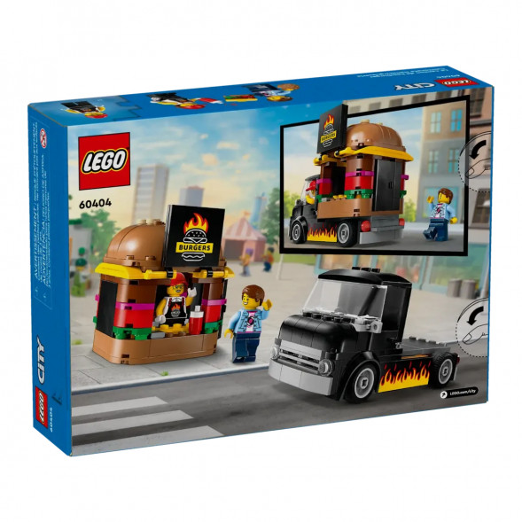 Конструктор LEGO City 60404 Бургерная на колесах в Твери