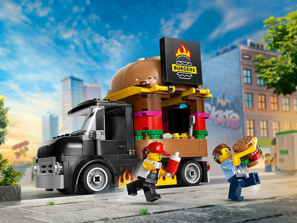 Конструктор LEGO City 60404 Бургерная на колесах в Твери