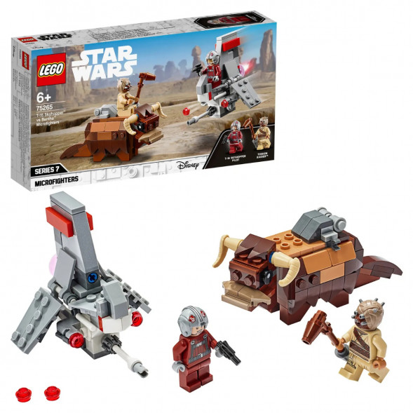 Конструктор LEGO Star Wars 75265 Микрофайтеры Скайхоппер T-16 против Банты в Твери
