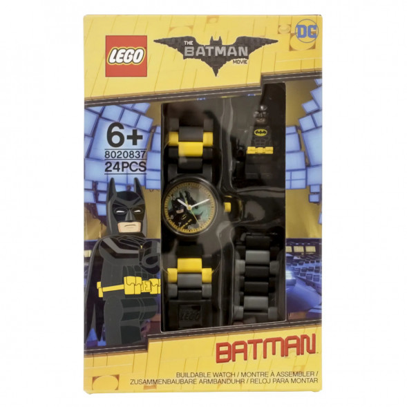 Часы LEGO Super Heroes 8020837 Бэтмен с минифигуркой в Твери
