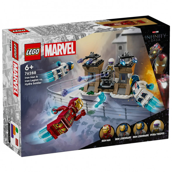 Конструктор LEGO Super Heroes 76288 Железный человек и Железный легион против Солдат Гидры в Твери