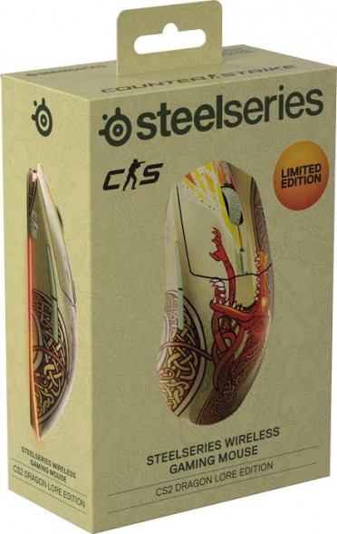 Беспроводная игровая мышь Steelseries CS2 Dragon Lore WL + USB Type-A 18000 DPI в Твери