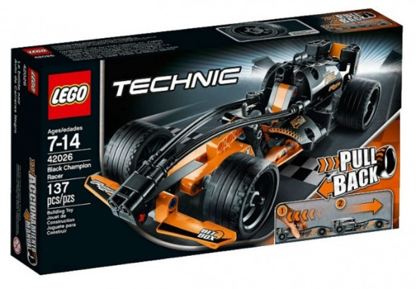 Конструктор LEGO Technic 42026 Чёрный гоночный автомобиль в Твери