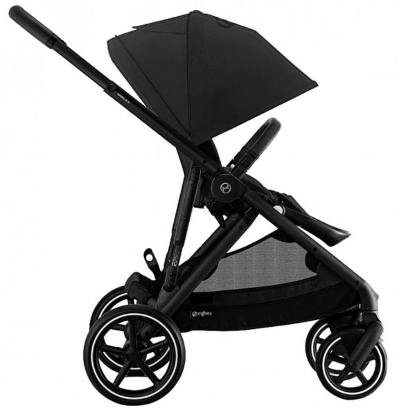 Детская коляска Cybex Gazelle S BLK Moon Black с корзиной и дождевиком в Твери