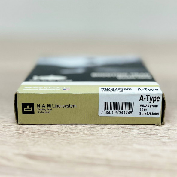 Рыболовная леска N-A-M Line System Shooting Head #9/37gram Sink6-Sink8 A-Type в Твери