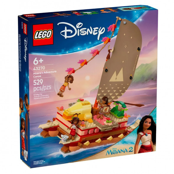 Конструктор LEGO Disney 43270 Моана: приключение на каноэ в Твери